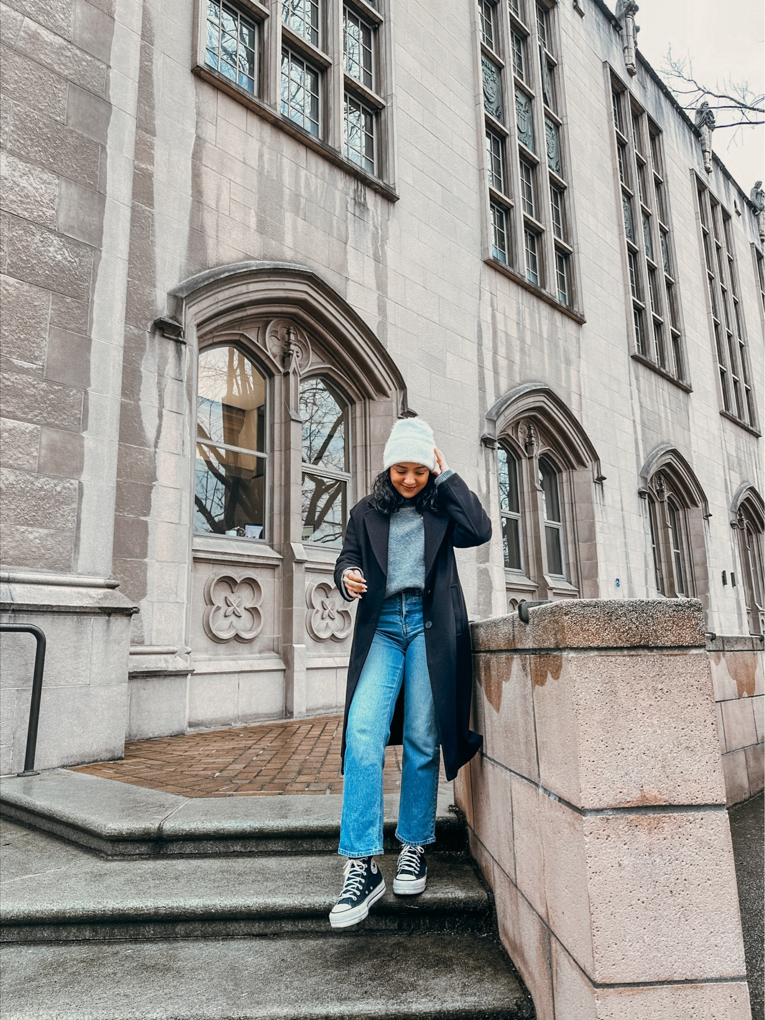 Cozy casual outfit 
For reference I’m 5’3 wearing a size small coat from Bershka
P.S. I love this coat! The material is actually thin which makes it perfect for when the weather is not that cold but you just want the lookk

#LTKsalealert #LTKstyletip #LTKSeasonal