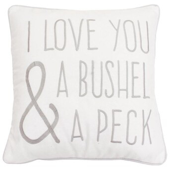 allen + roth A+R 20-IN20-IN I Love You Pillow | Lowe's