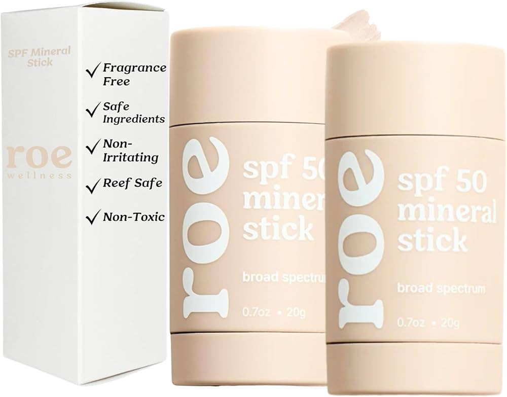 Roe Wellness- Kids Sunscreen Stick For Face & Body Sun Protoction | Reef Safe, Clean Ingredients ... | Amazon (US)