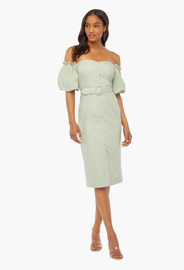 Off Shoulder Dress | JustFab