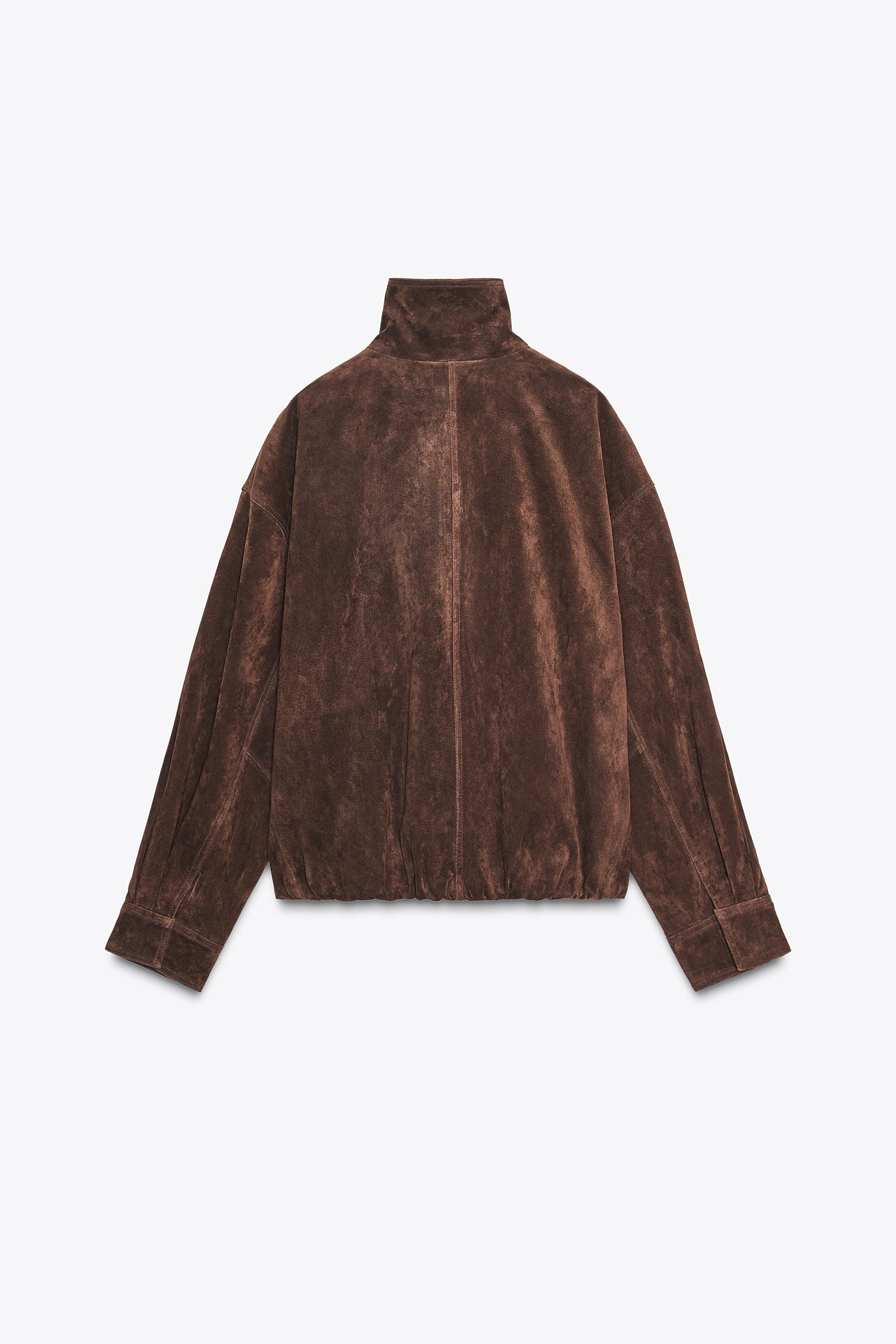 SUEDE LEATHER JACKET | Zara UK