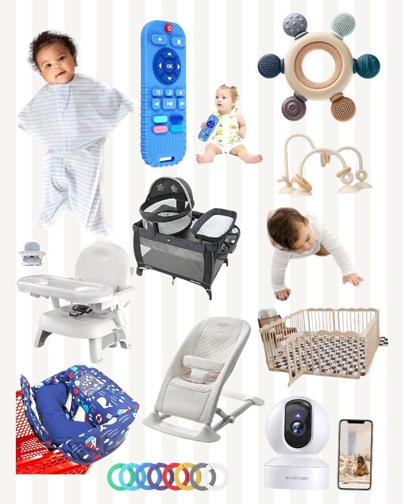 Baby gear, baby items, baby toys, baby registry items, amazon baby items, target baby items, pack and play, baby sleep sack, teether toys 

#LTKBaby #LTKFindsUnder100 #LTKFindsUnder50