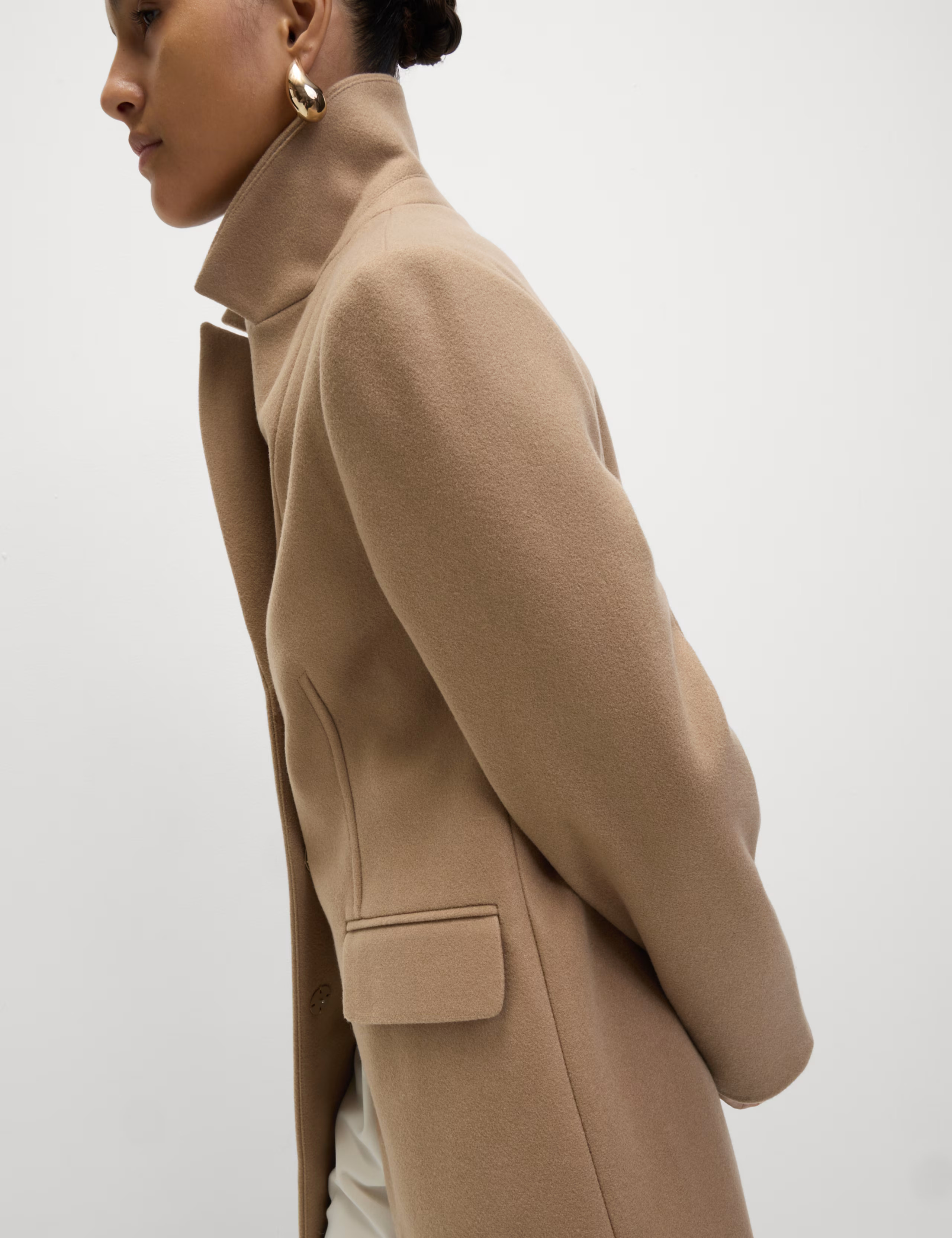 Darted Revere Collar Longline Coat | Marks & Spencer (UK)