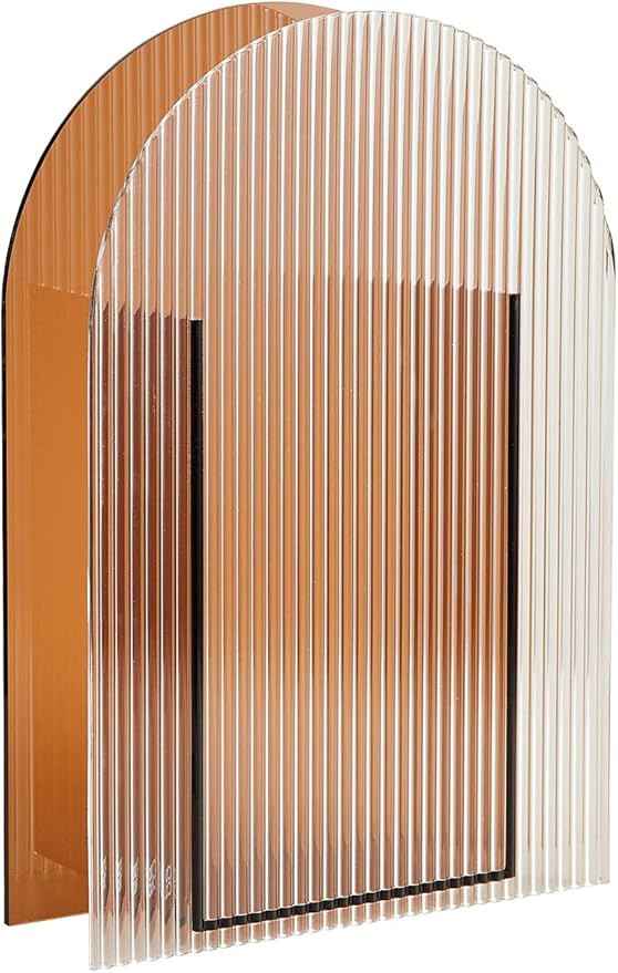 Grado Deco Acrylic Vase,Rainbow Series,Corrugated Brown Door,Brown,for Living Room Indoor Home De... | Amazon (US)
