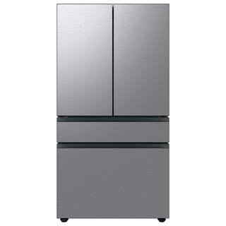 Samsung Bespoke 29 cu. ft. 4-Door French Door Smart Refrigerator with Beverage Center in Stainles... | The Home Depot