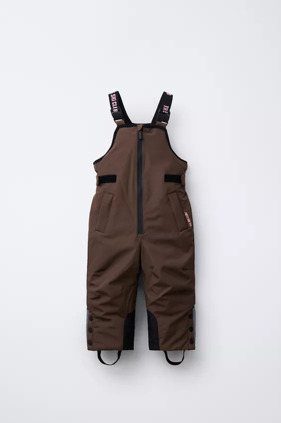 WATERPROOF AND WINDPROOF BIB OVERALLS WITH POCKETS RECCO® SYSTEM SKI COLLECTION | Zara US