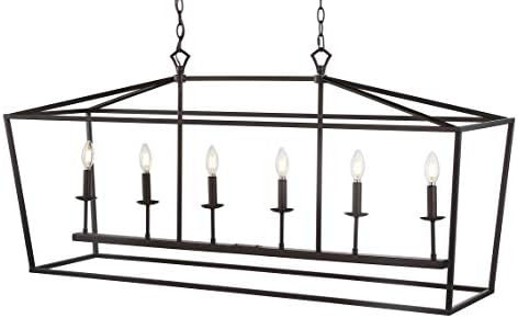 JONATHAN Y JYL7439A, Classic, Traditional Dining, Living Room, Kitchen Pagoda Lantern Dimmable Adjus | Amazon (US)