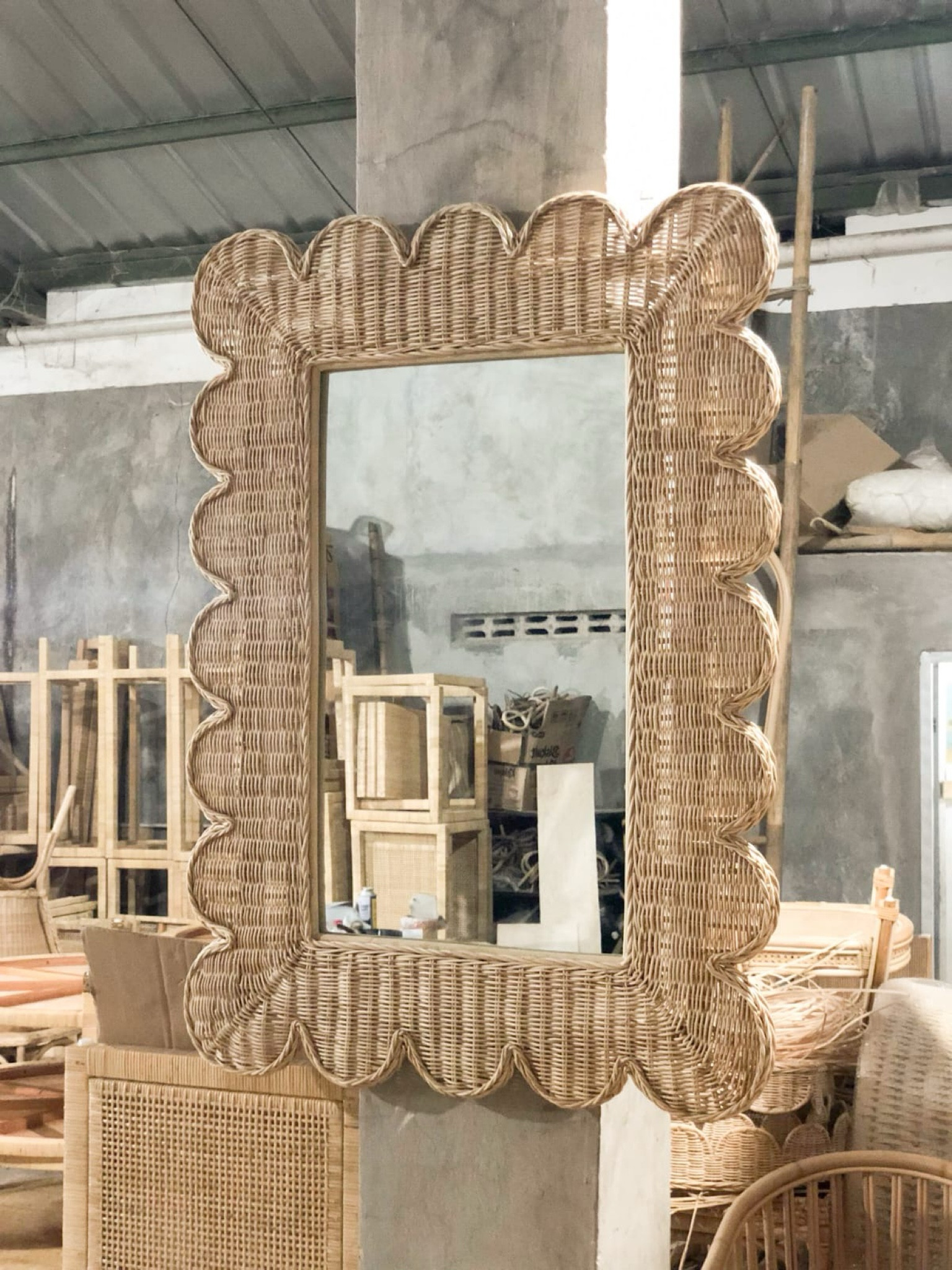 Scalloped mirror 

#LTKHome #LTKSaleAlert #LTKSeasonal