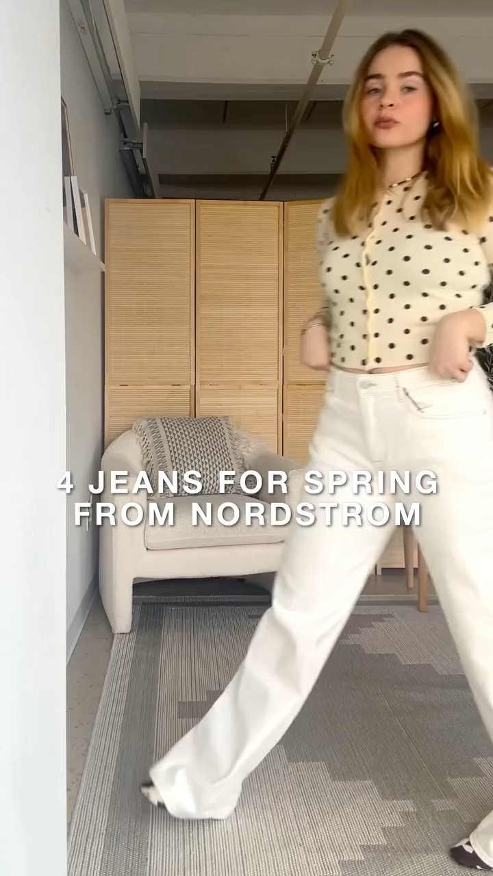 Spring jeans alert! These four pairs from Nordstrom are all super wearable and super comfortable. Best part? They're all under $100! Links in bio✨
