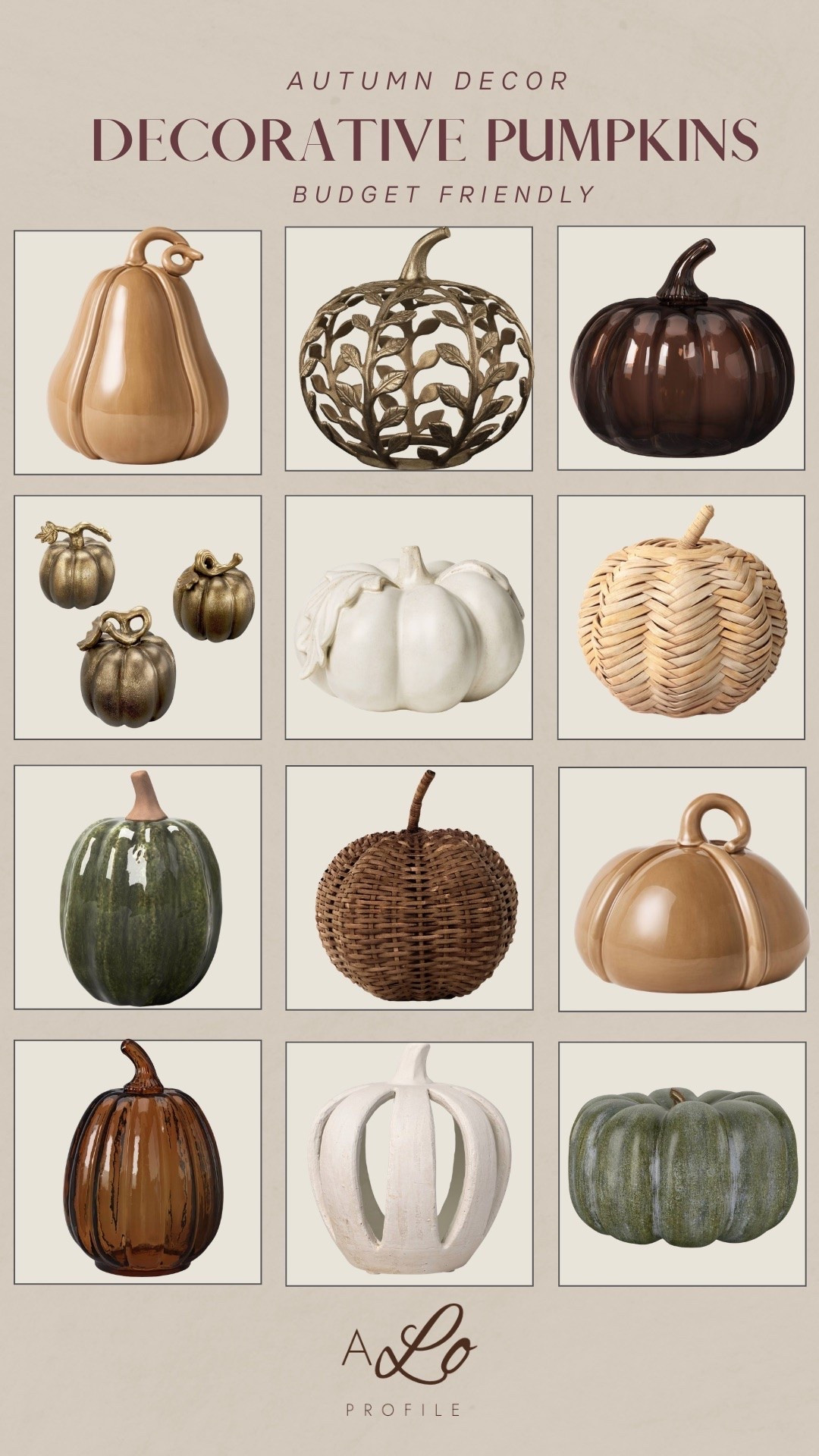 Target Fall Home Decor: Faux Pumpkins // home decor, target finds, target home decor, target fall decor, fall kitchen decor, fall living room decor, fall decor on a budget, thanksgiving decor, neutral fall decor, pumpkin decor