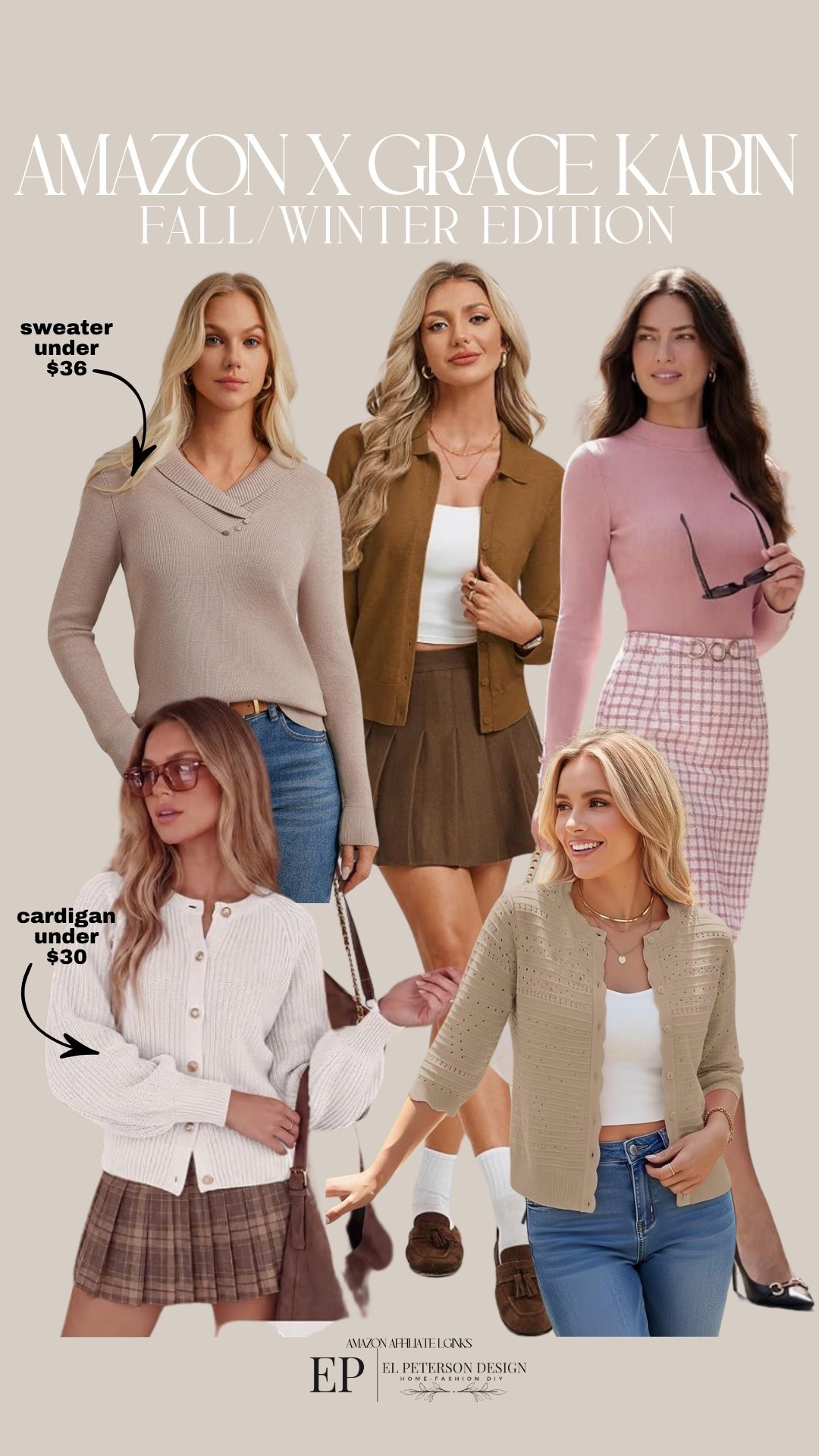 Amazon
Cardigan
Sweater
Dress