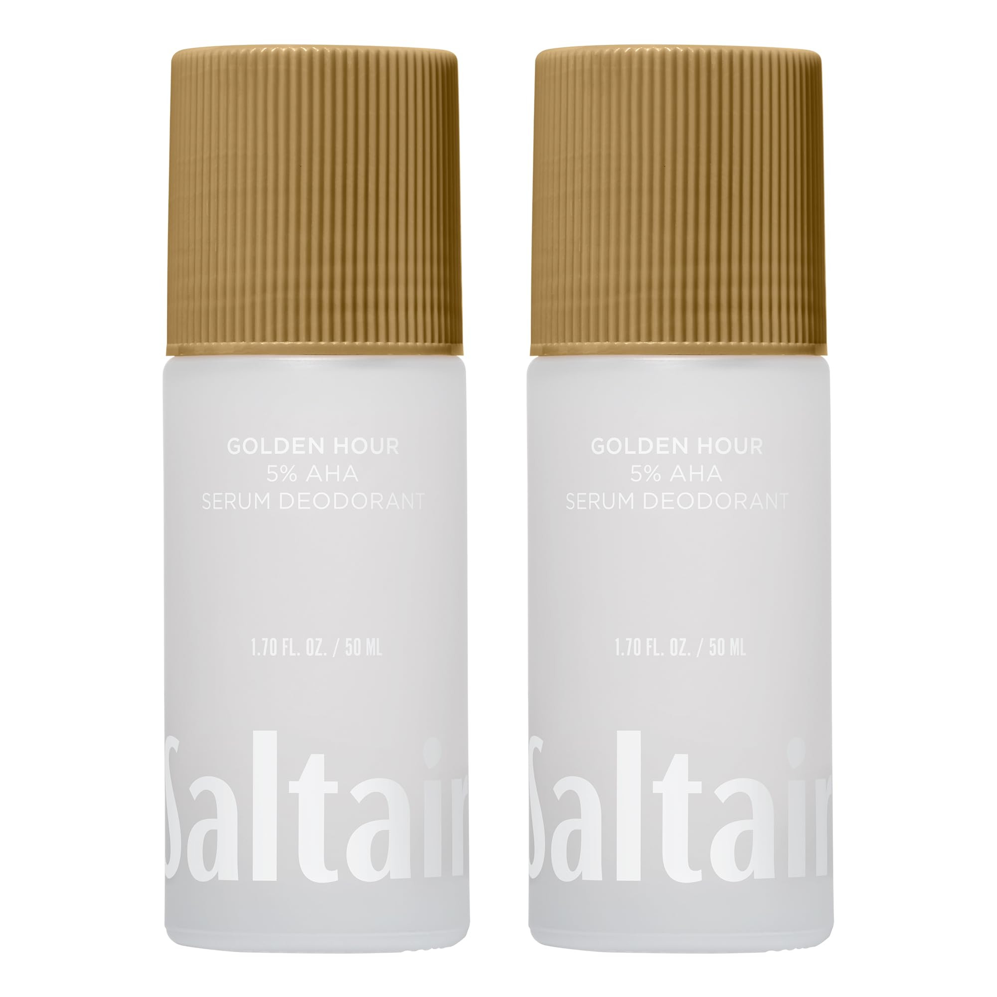 Saltair Serum Deodorant Golden Hour 2 Pack. 5% AHA Formula. Lactic Acid and Mandelic Acid Deodora... | Amazon (US)