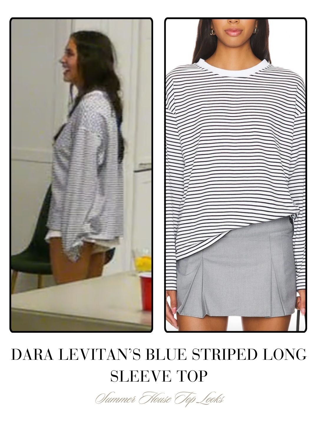 Dara Levitan’s Striped Long Sleeve Top