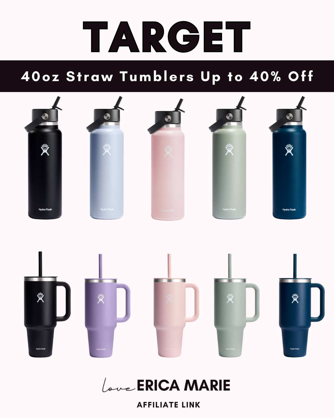These 40oz straw tumblers are up to 40% off right now. Perfect for staying hydrated all day without constant refills. 

 #LTKfitnessgoals #LTKActive #LTKSaleAlert