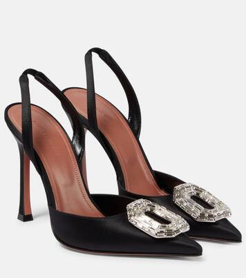 Camelia satin slingback pumps | Mytheresa (US/CA)