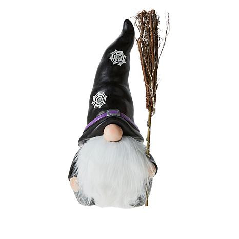 Wind and Weather 16" Witch Gnome with Color-Changing Beard with Timer - 20429714 | HSN | HSN