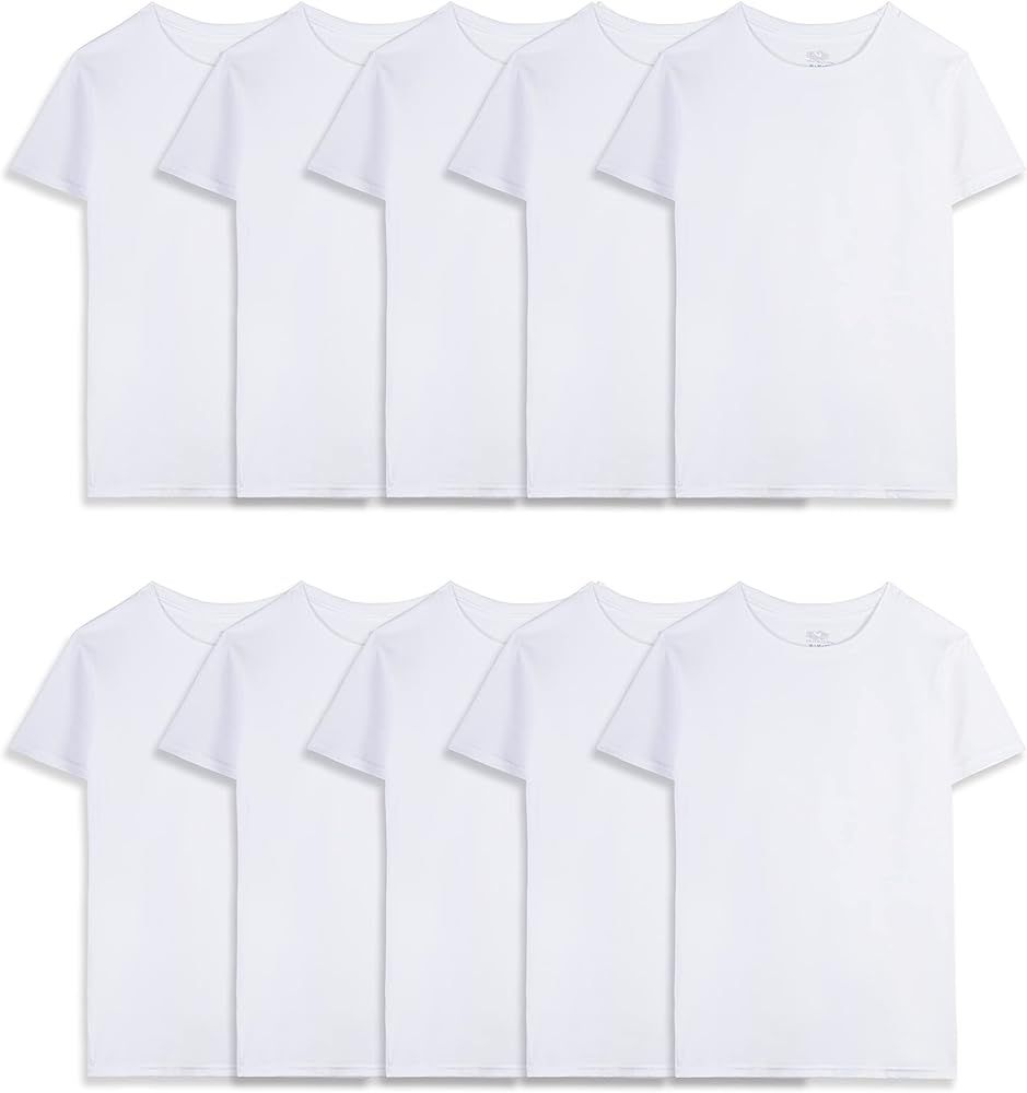 Fruit of the Loom Boys' Eversoft Cotton Undershirts, T Shirts & Tank Tops | Amazon (US)