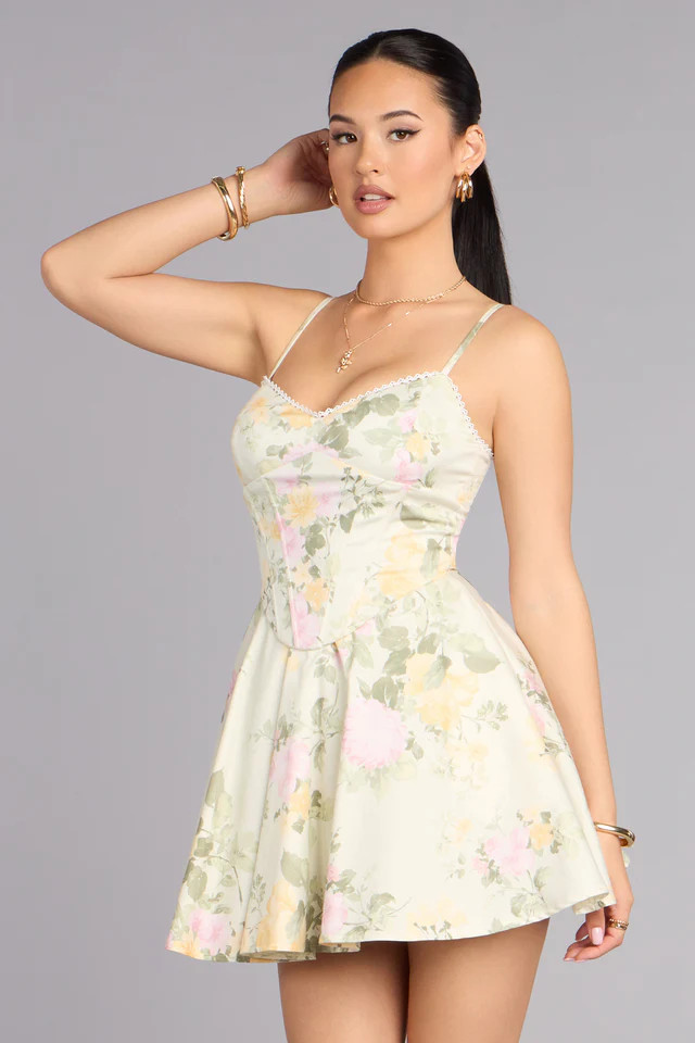 Spring Fling Floral Skater Dress | Windsor Stores