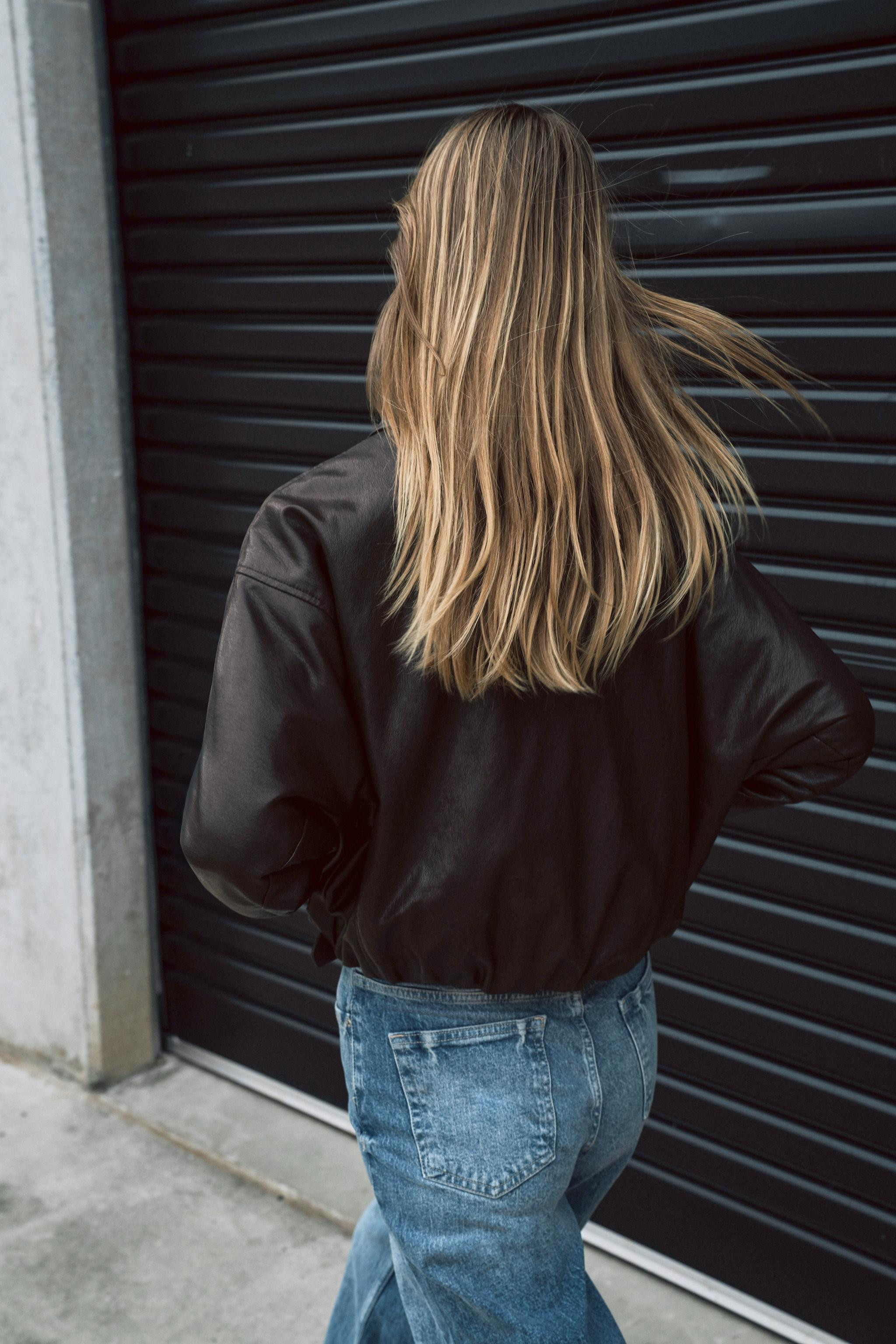 FAUX LEATHER BOMBER JACKET | Zara UK