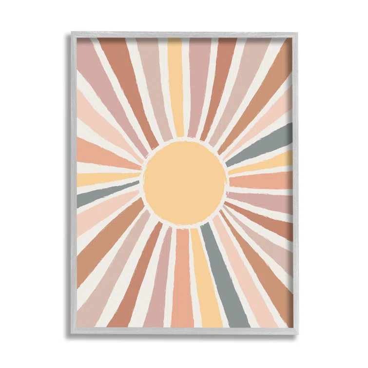 Southwestern Desert Sun Graphic Art Print | Wayfair North America