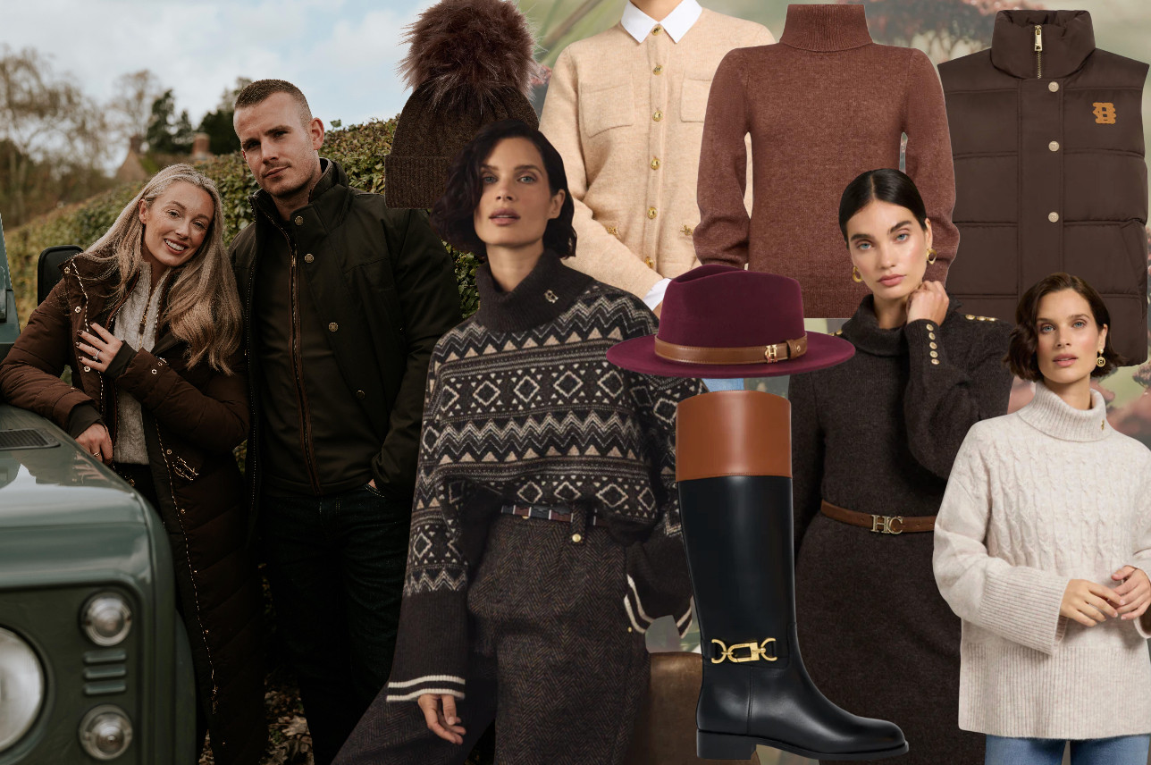 My Autumn/Winter Holland Cooper wardrobe favourites 🤎 Fairisle knitwear jumper dresses and luxury accessories 🍂 Country outfits, Ralph Lauren inspired style. 

 #LTKautumn #LTKwinter #LTKeurope