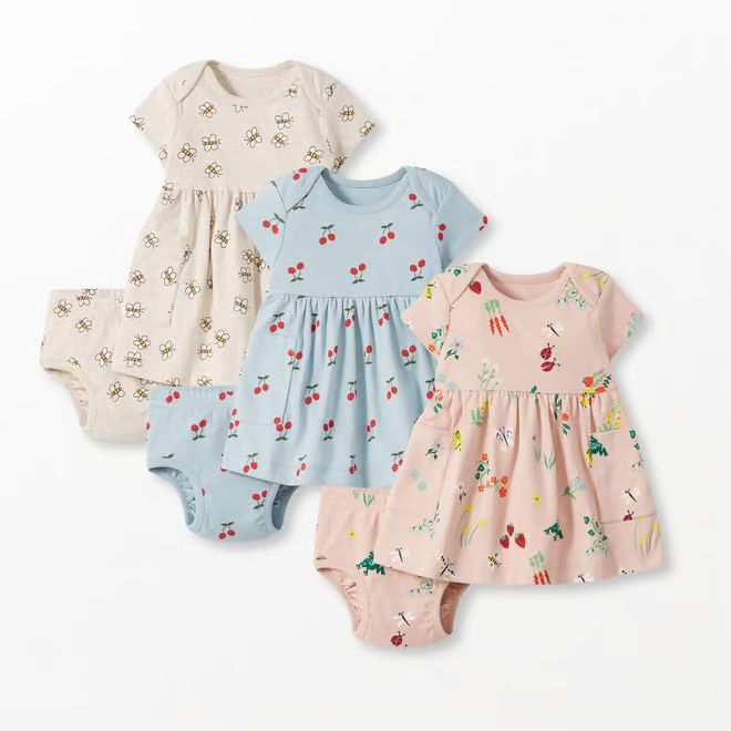 Baby Dress & Bloomer Set In Organic Cotton | Hanna Andersson