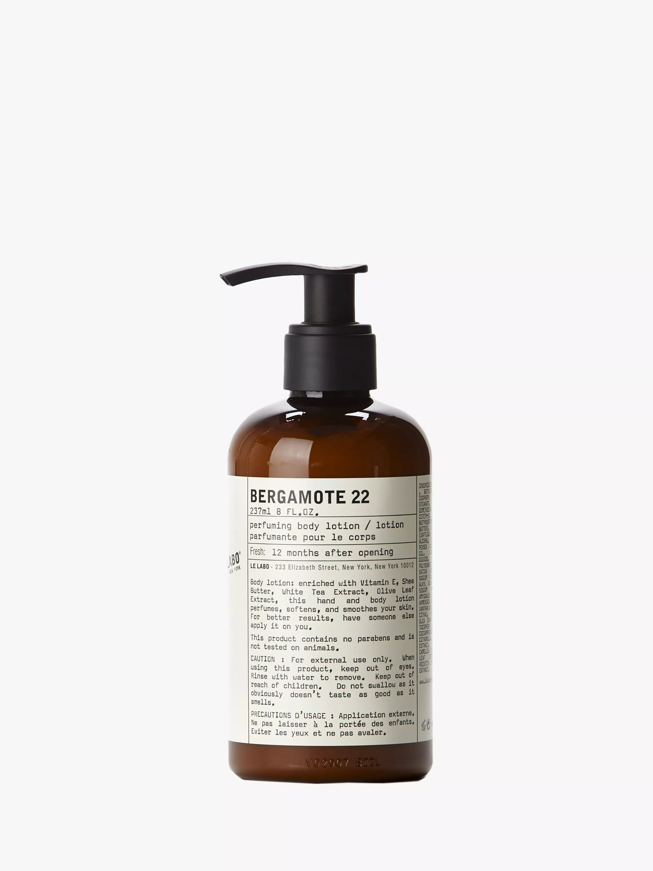 Le Labo Bergamote 22 Perfuming Body Lotion, 237ml | John Lewis (UK)