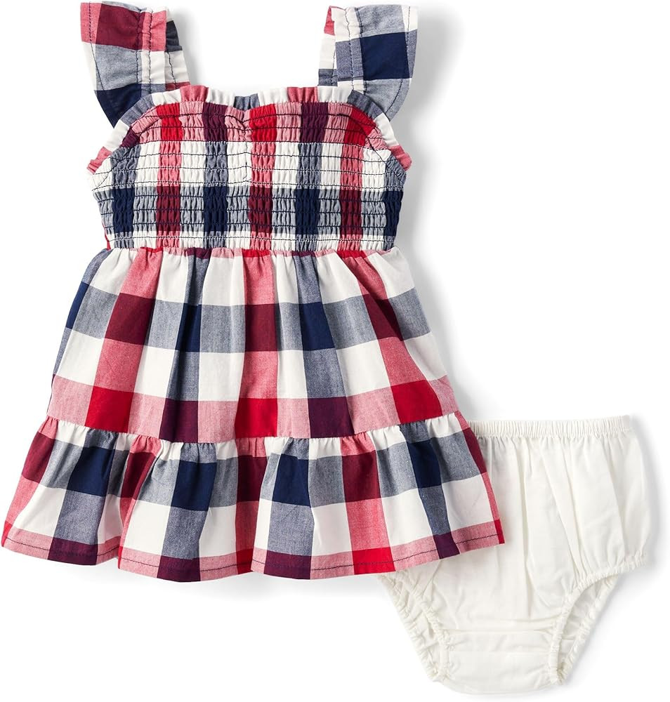 The Children's Place Baby Girls' and Newborn Casual Sleeveless Dress | Amazon (US)