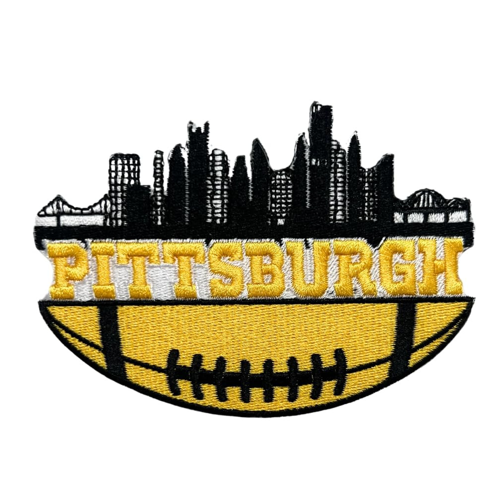 Siam Accs Rugby Fans Pittsburgh City Logo Patch Embroidery American Football Fan Favorite Team Ir... | Amazon (US)