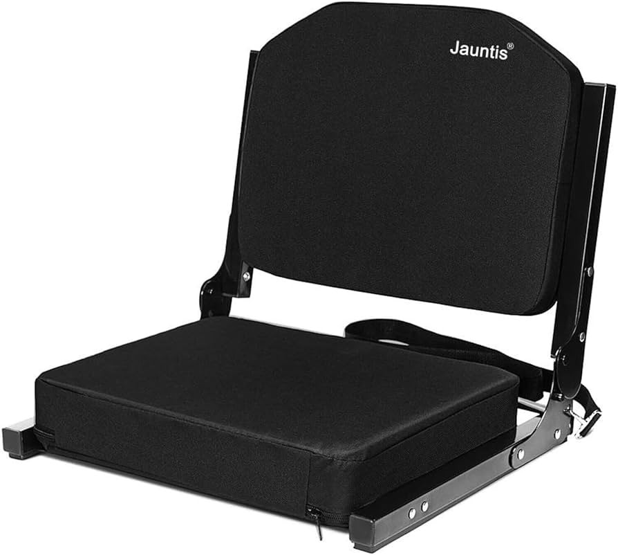 Stadium Seats for Bleachers, Bleacher Seats with Ultra Padded Comfy Foam Backs and Cushion, Wide ... | Amazon (US)