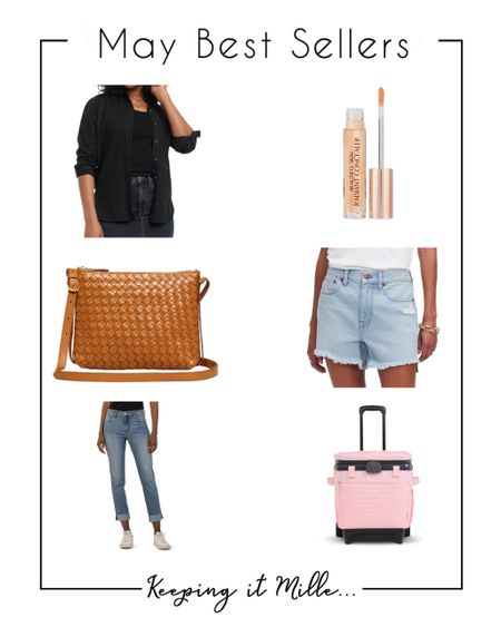 May Best Sellers: Linen shirt, Charlotte Tilbury concealer, woven leather crossbody, denim shorts, straight leg jeans, portable cooler

#LTKBeauty #LTKSeasonal #LTKHome