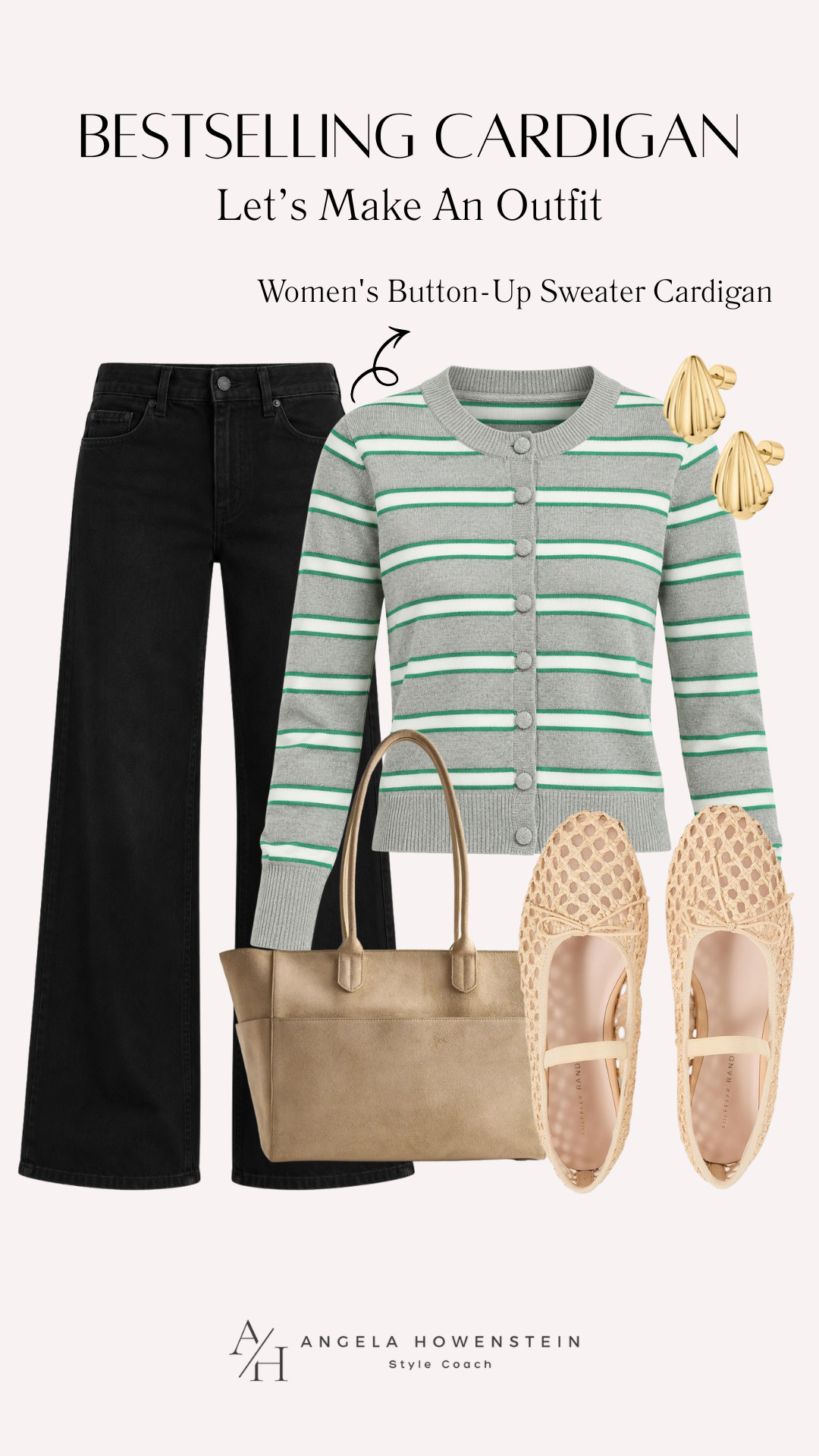 This bestselling striped cardigan is such an easy way to add a little color to your fall wardrobe! I love it with black wide-leg jeans, woven flats, and a neutral tote for a polished everyday outfit.

👩‍💻 LTK PRO TIPS
❤️ Heart = Support my posts ;-)
🔖 Save = Get sale & restock alerts for the things you love!
📋 Lists = Keep favorites organized (List ideas: Christmas, Birthdays, and Vacations!)
📲 Share = Send lists and products to a friend (or your daughters like me).
💬 Comment = Ask me anything, and I’ll answer. ;-) 

 #LTKootd #LTKSeasonal #LTKOver40