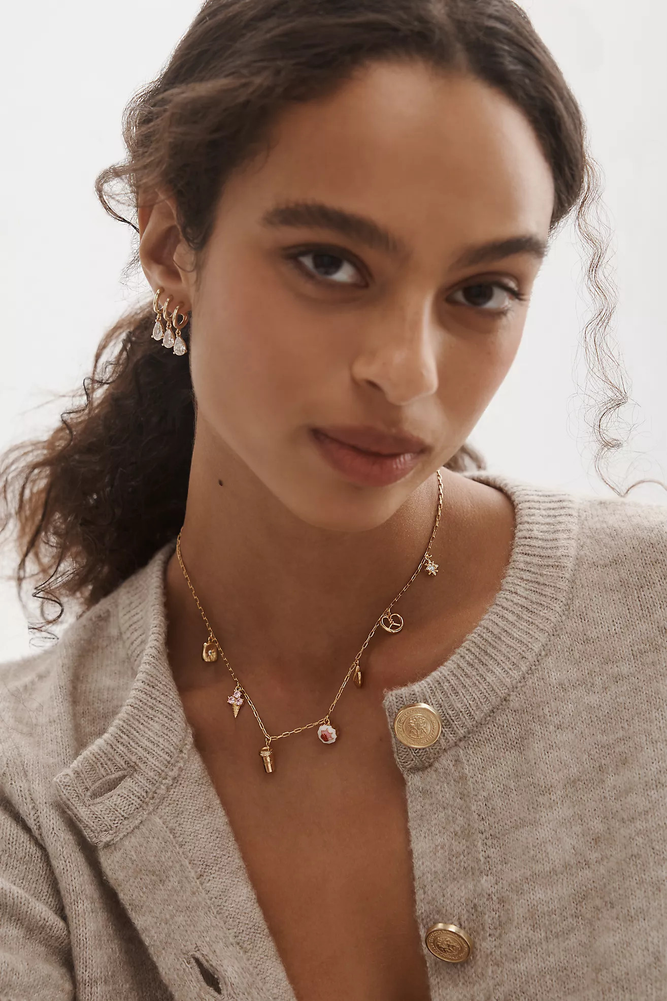 Festive Icon Charm Necklace | Anthropologie (US)