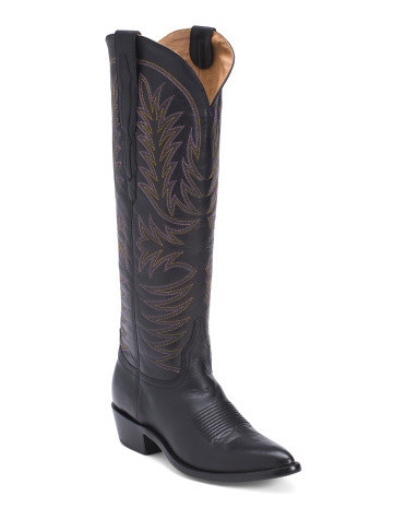 Made In Mexico Leather Sorrell Tall Western Boots for Women | Marshalls