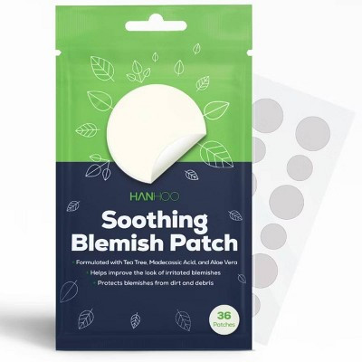 HANHOO Aloe Soothing Blemish Patch - 36ct: Vegan, Facial Treatments, Acne-Prone, Unscented | Target