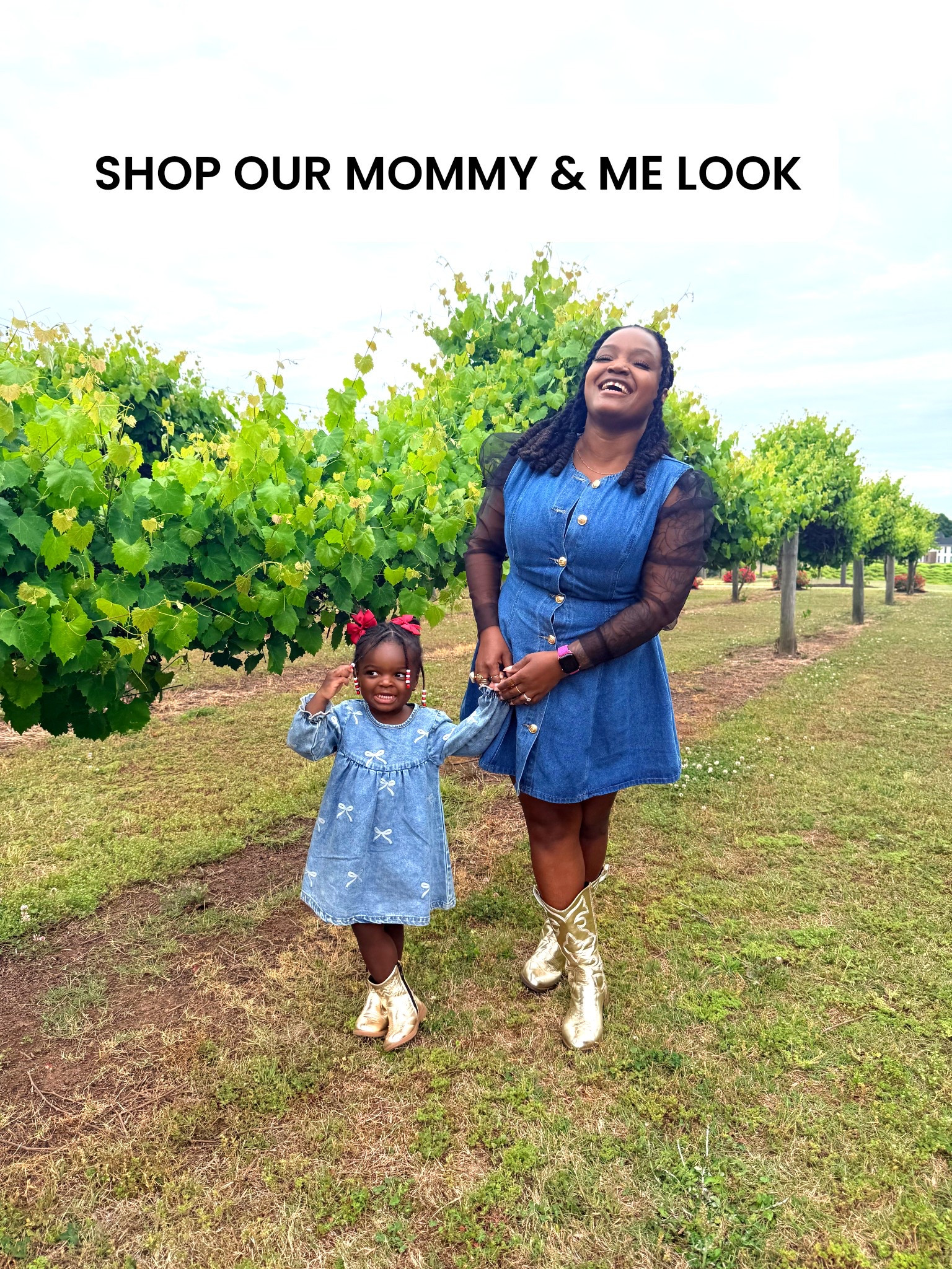 Shop our mommy & me denim dresses and matching cowboy boots 

#LTKMothersDay #LTKKids #LTKdayinmylife