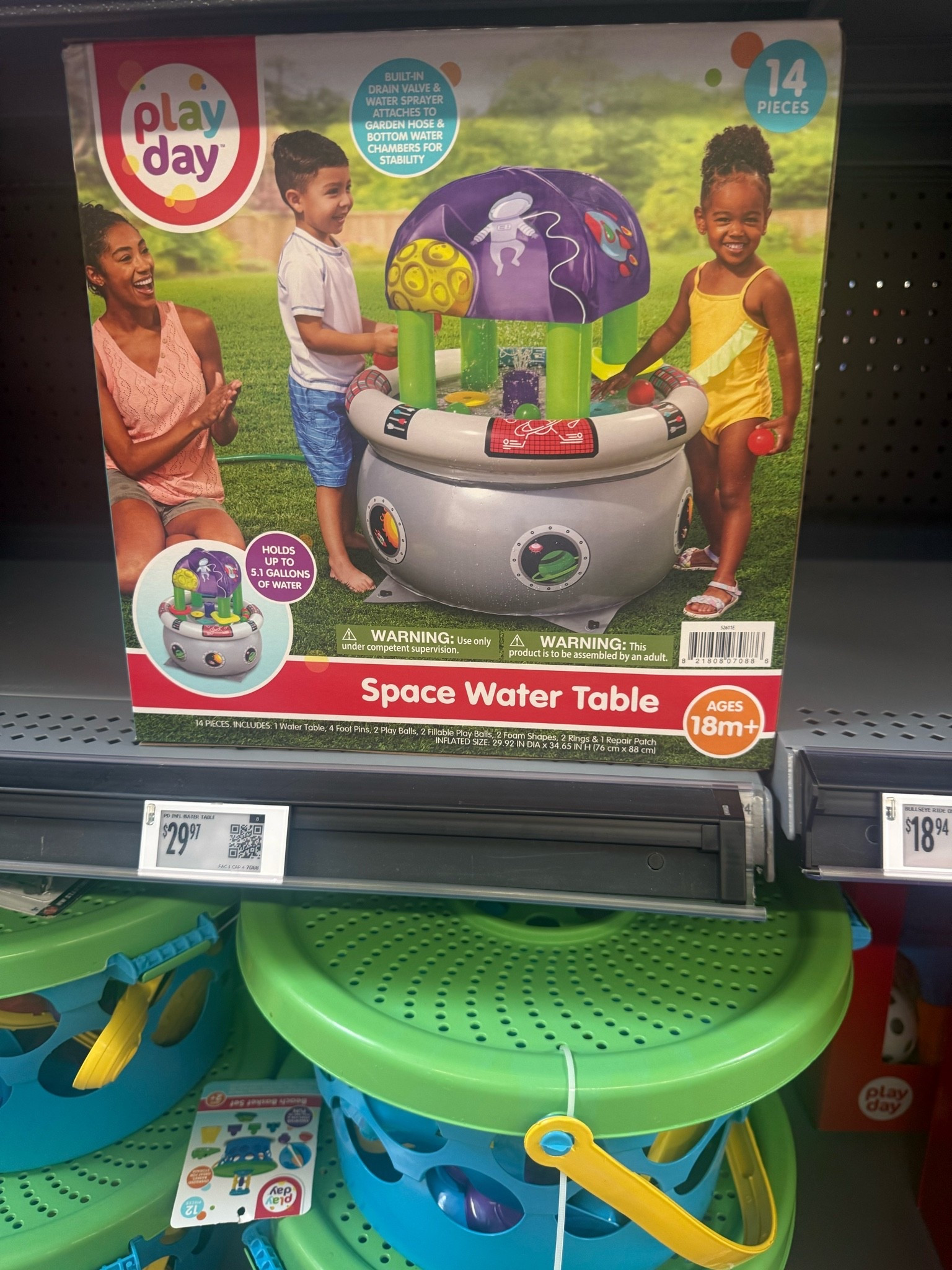 Space water sensory table. I thought this was super cute. I love sensory tables so the fact that you can just deflate and store this one away is cool.

#LTKmomlife #LTKHome #LTKKids