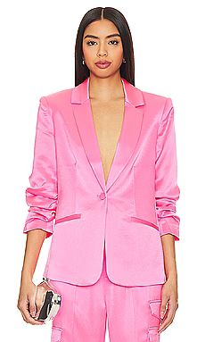 Cinq a Sept Kylie Blazer in Electric Pink from Revolve.com | Revolve Clothing (Global)