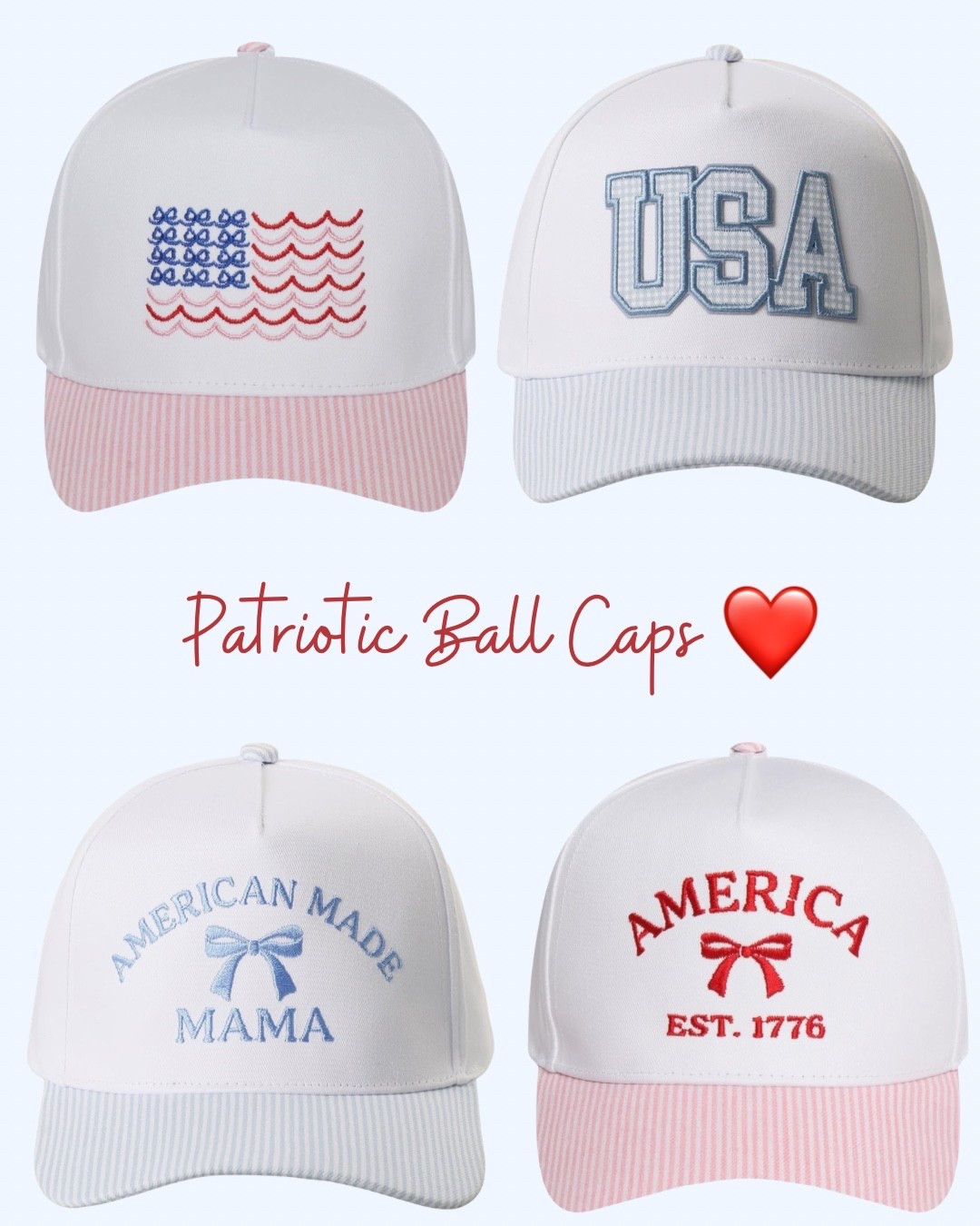 Patriotic hat - Memorial Day outfit 
4th of July outfit 





America hat 
American flag hat 
USA 
Red white blue 


#LTKSeasonal #LTKootd #LTKSwim