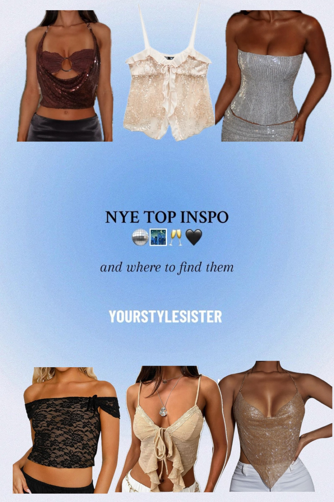 NYE tops🪩🥂🖤

#LTKstyletip #LTKSeasonal