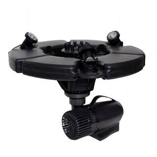 1/2 HP Floating Fountain with Lights | The Home Depot