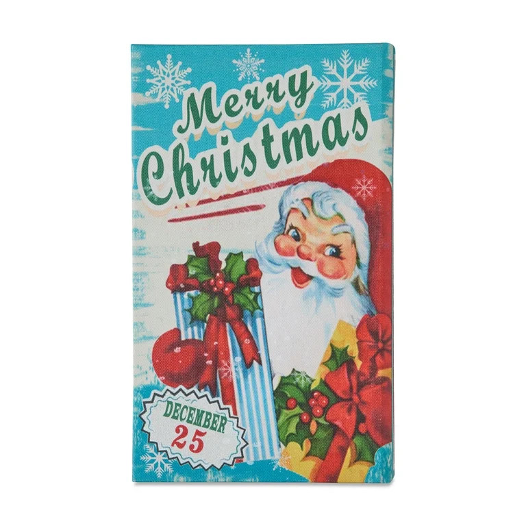 Mr. Christmas 8.5" Vintage Decorative Santa with Present Book, Blue - Walmart.com | Walmart (US)