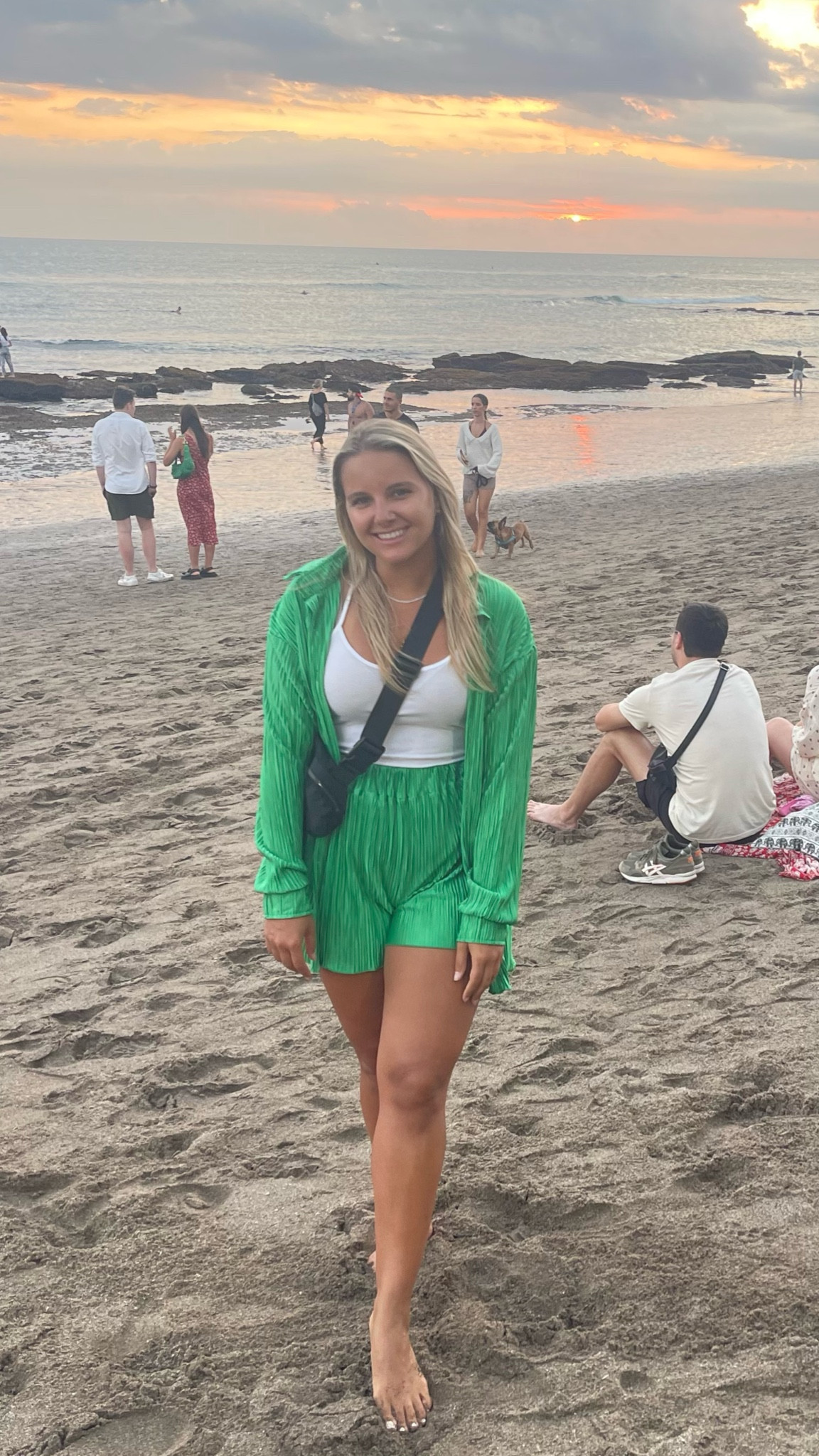 The comfy travel outfit.  
With the Lulu dupe belt bag.  So many pockets and great quality! 

Outfit size small and stretchy 

Perfect day for exploring #travel #amazon #travelsets #travelneeds 

#LTKtravel