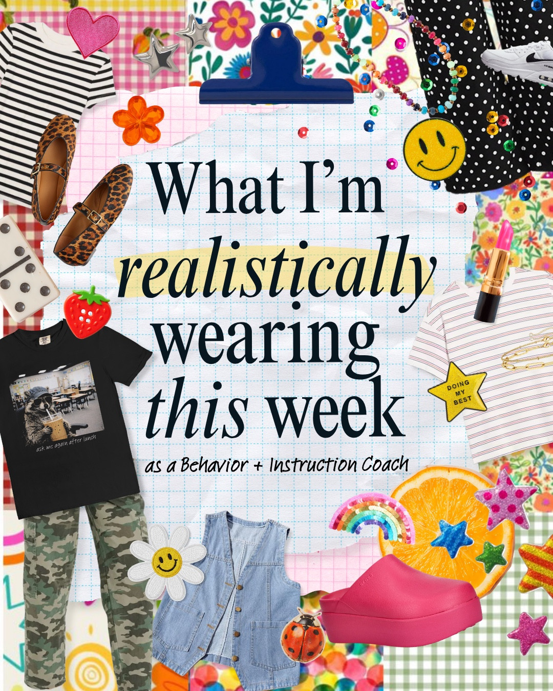 What I’m wearing this week to work! 🍎💻☀️📊📚🚸📗🖇️ 

#LTKdayinmylife #LTKgrwm #LTKWorkwear