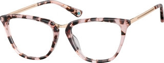 Zenni Women's Cat-Eye Prescription Glasses Pink Tortoiseshell Mixed Full Rim Frame | Zenni Optical (US & CA)