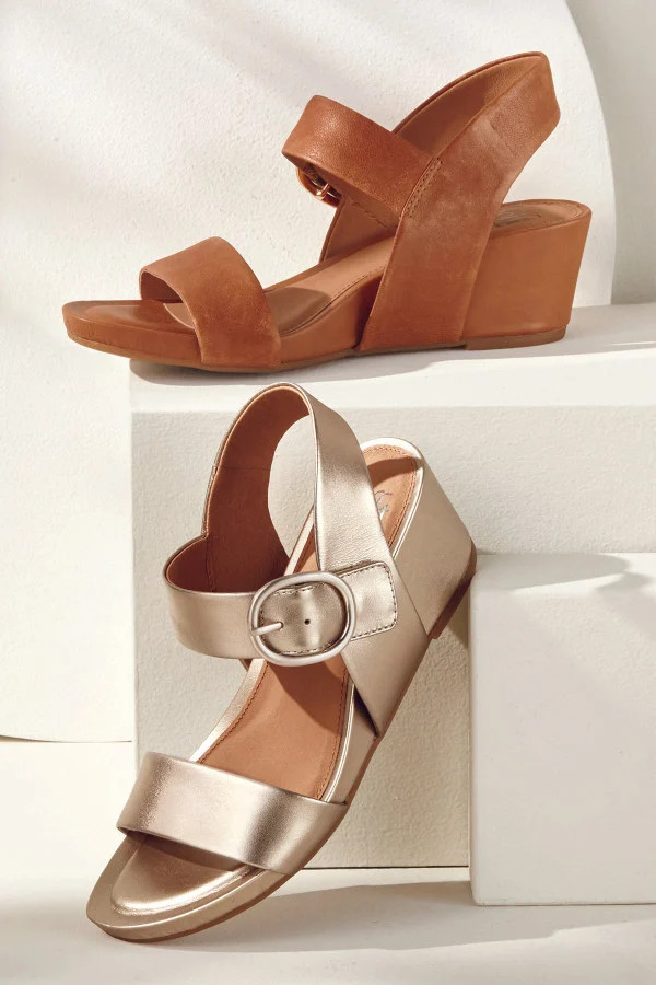Sofft Vaya Velcro Wedge Sandals | Soft Surroundings