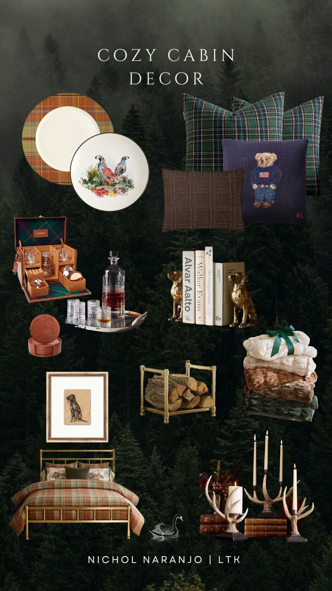 The winter weather has me craving a cabin trip so bad! Here’s some pieces I’ve found that can make any home feel like a woodsy cabin retreat! 🦌🌲

#LTKHome