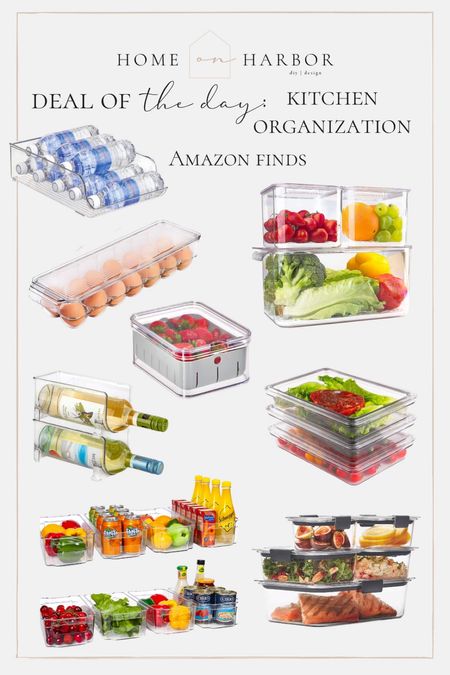 Refrigerator organizers and food storage finds on Amazon! 

#LTKunder50 #LTKhome