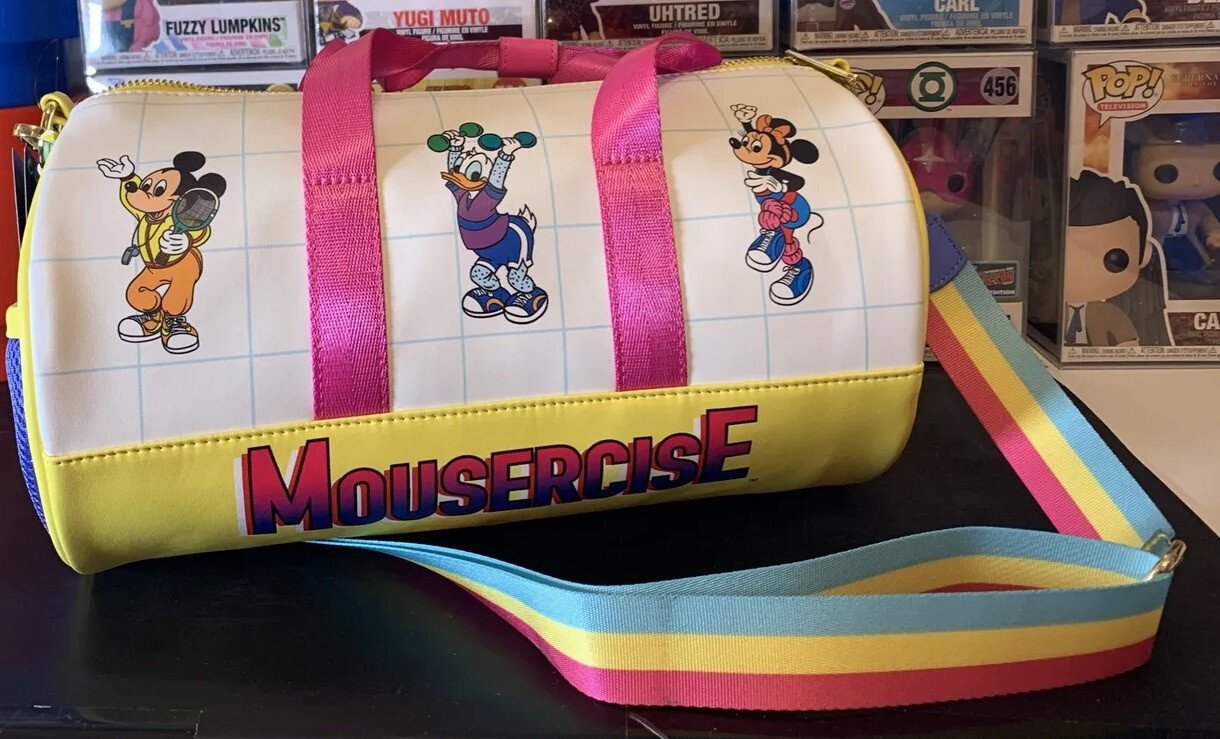 Loungefly Disney Mousercise Duffle Bag and Wallet Both NWT 671803421103 | eBay | eBay US