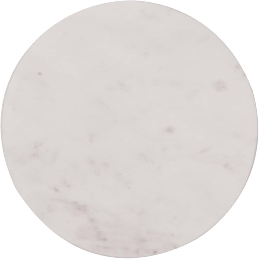 Creative Co-op Marble Cheese/Cutting Board, 8", White | Amazon (US)